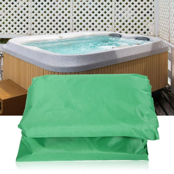 Hot Spring Protector Cover Silver-Coated Rainproof Dust-Proof Strong Durability Hot Spring Cover Coffee for Outdoor Bathtubs Hot Springs
